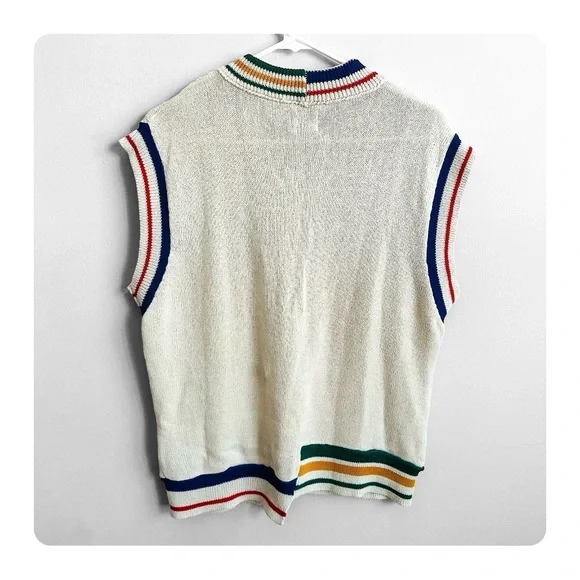 ★ Zara Unisex Limited Edition Asymmetrical Woven Vest 2023 SS - Cream ★